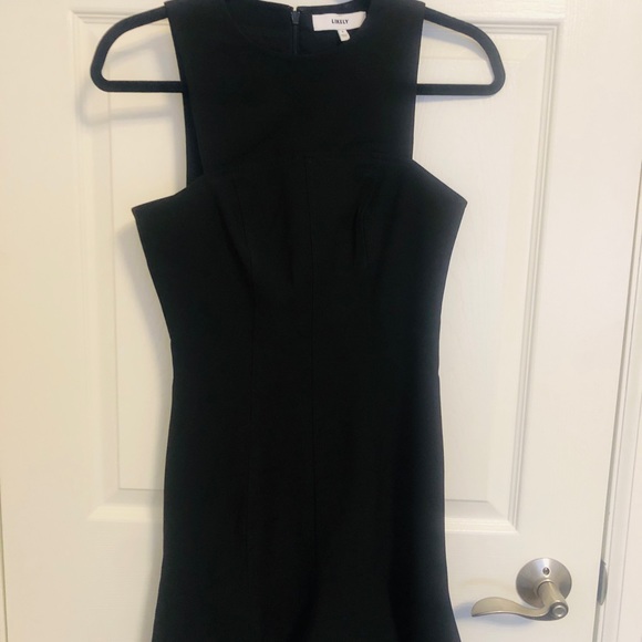 Likely Formal Black Dress with Ruffled Hem - Picture 2 of 4